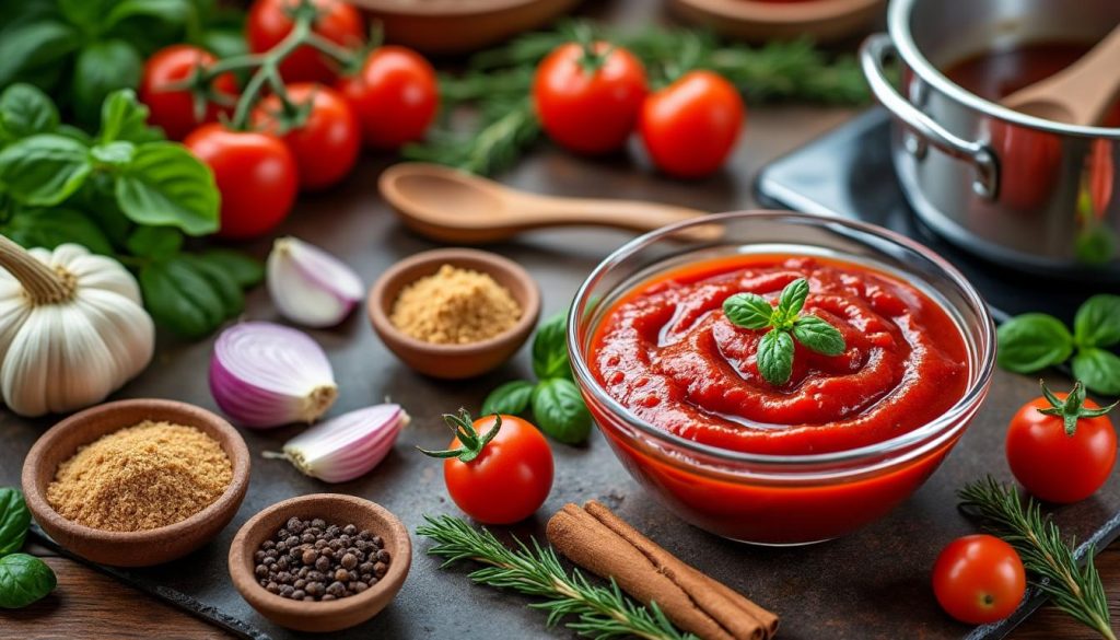 découvrez comment préparer un ketchup maison savoureux et naturel avec des ingrédients simples pour une sauce saine et délicieuse.