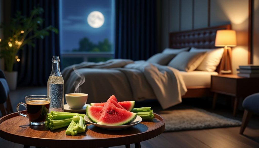 découvrez quels aliments diurétiques éviter le soir pour prévenir les réveils nocturnes et améliorer la qualité de votre sommeil.
