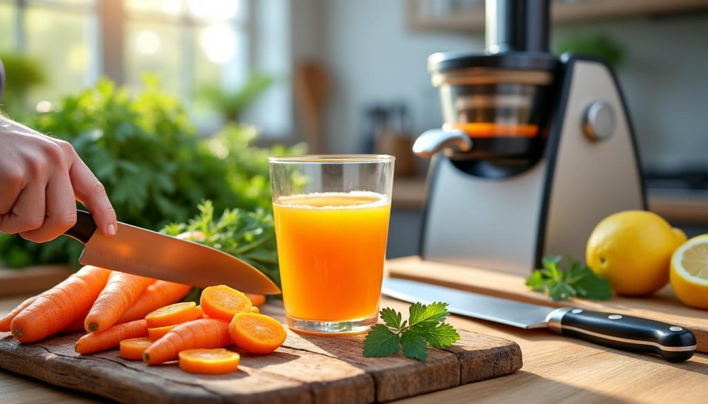 découvrez comment préparer facilement du jus de carotte frais à la maison avec notre guide simple et rapide, pour une boisson saine et délicieuse.