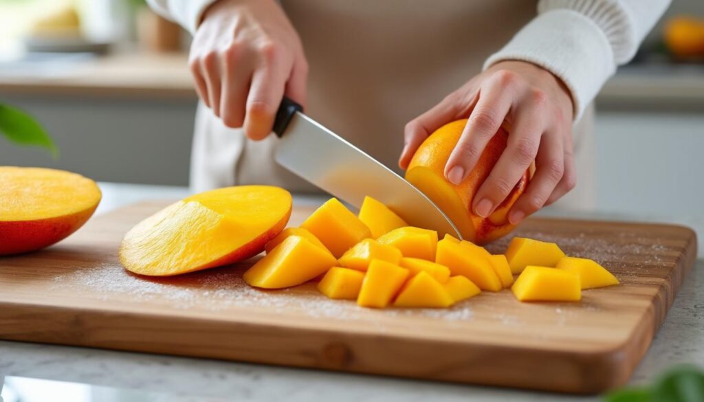 découvrez des astuces simples et efficaces pour préparer une mangue parfaitement et la découper sans gaspiller, afin de profiter pleinement de ce fruit délicieux.
