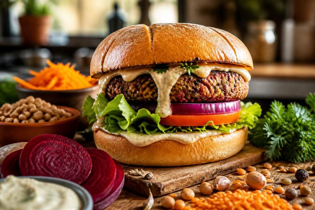 découvrez notre recette de burger végétarien avec des astuces pour préparer un steak maison savoureux et fondant, parfait pour un repas gourmand et healthy.