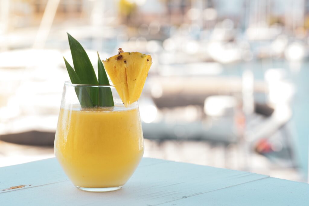 Cocktail at the marina.