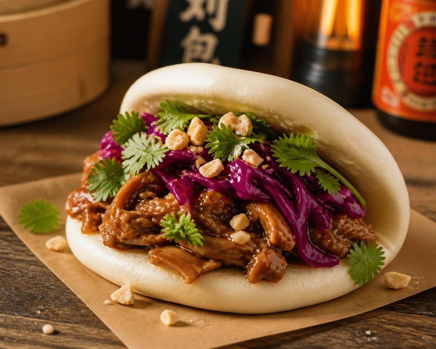 découvrez la recette incontournable du gua bao, ce sandwich taiwanais moelleux et savoureux, facile à préparer pour régaler vos papilles à la maison.
