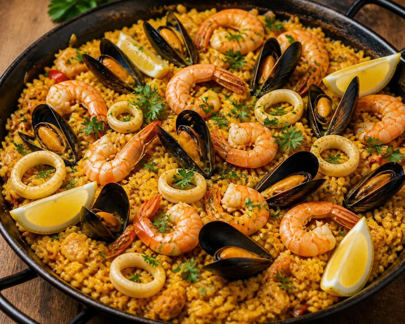 découvrez la recette authentique du riz aux fruits de mer façon paella, l'astuce parfaite pour un plat savoureux et plein de fraîcheur qui ravira vos papilles.