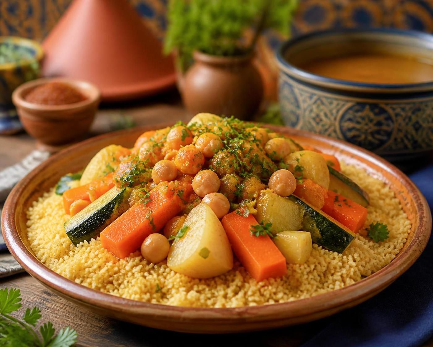 découvrez nos astuces pour préparer un couscous végétarien savoureux et équilibré, alliant légumes frais et épices pour un repas gourmand et sain.