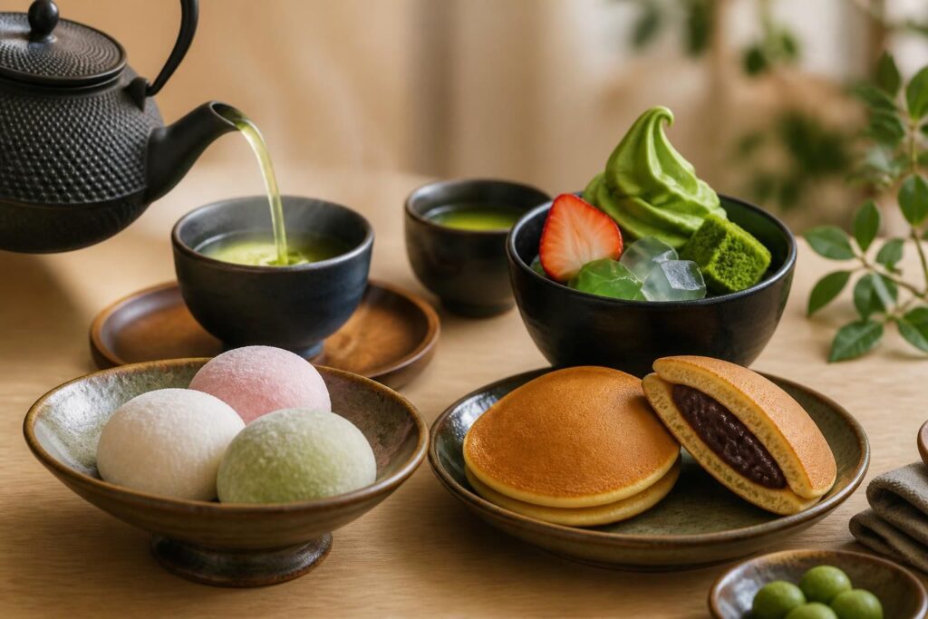 explorez les desserts japonais traditionnels, des douceurs authentiques qui ravissent les palais des gourmets en quête de saveurs délicates et exotiques.