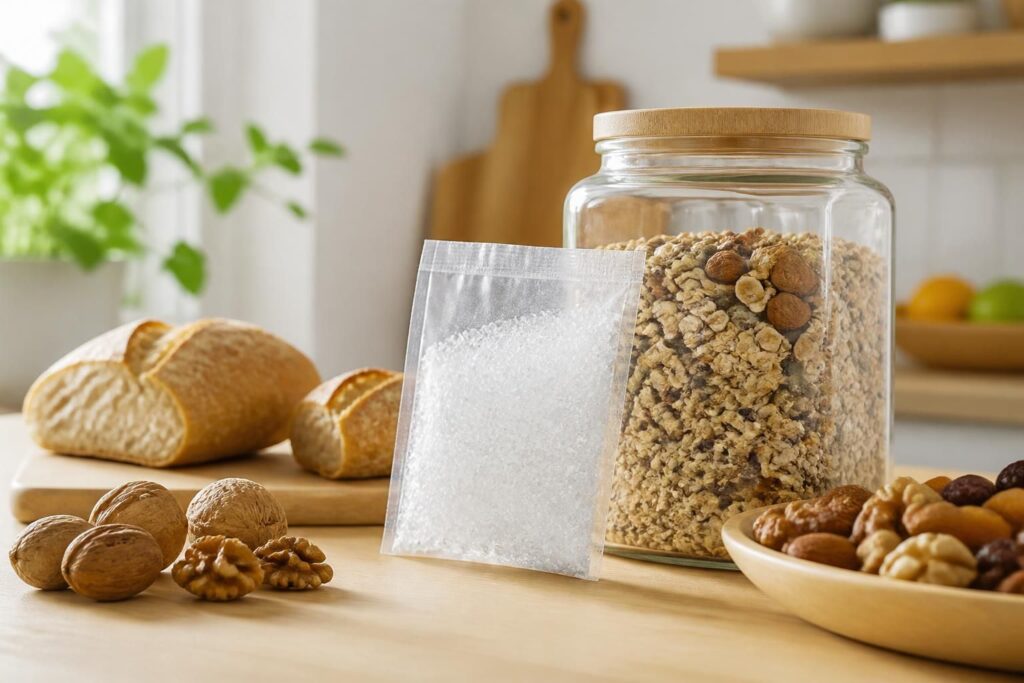découvrez comment le sachet anti humidité peut prolonger la fraîcheur de vos aliments grâce à une astuce simple et efficace pour éviter l'humidité.