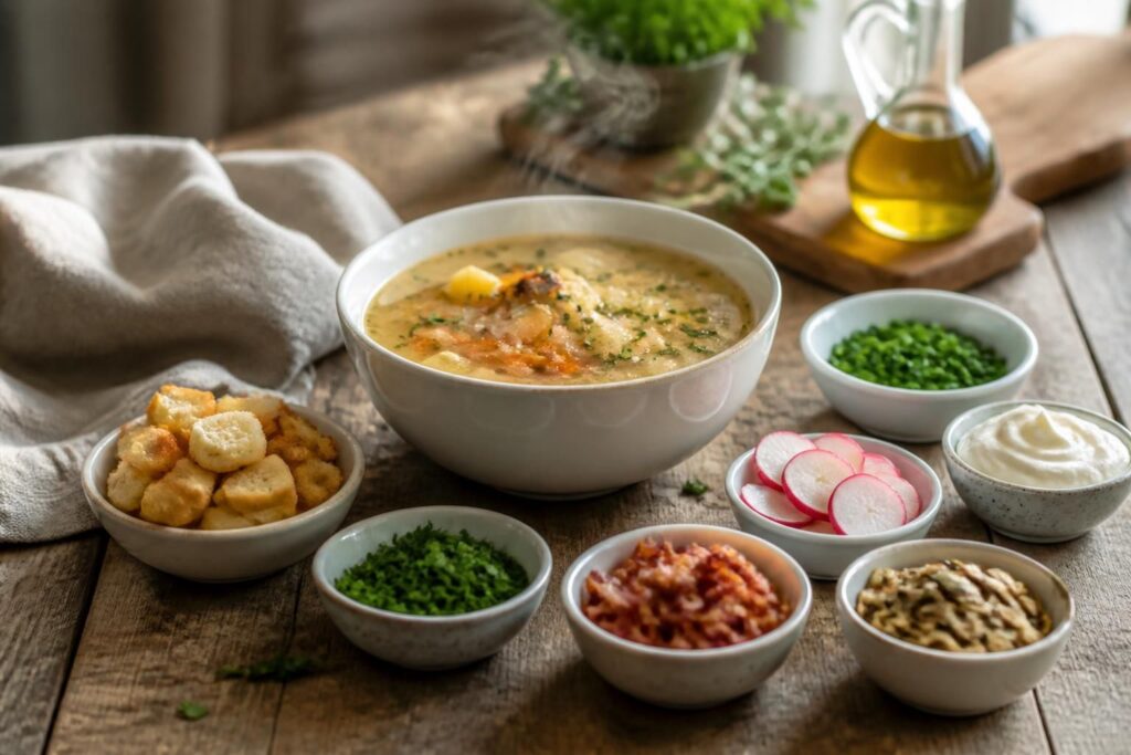 découvrez comment choisir les garnitures parfaites pour sublimer vos soupes maison et révéler toutes les saveurs de vos potages grâce à nos conseils d'accompagnement.