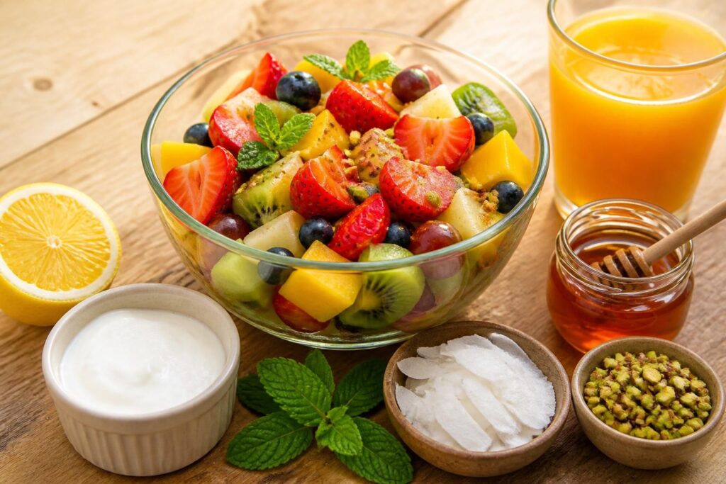 découvrez comment sublimer les saveurs de votre salade de fruits grâce à des accompagnements gourmands et originaux pour un dessert frais et délicieux.