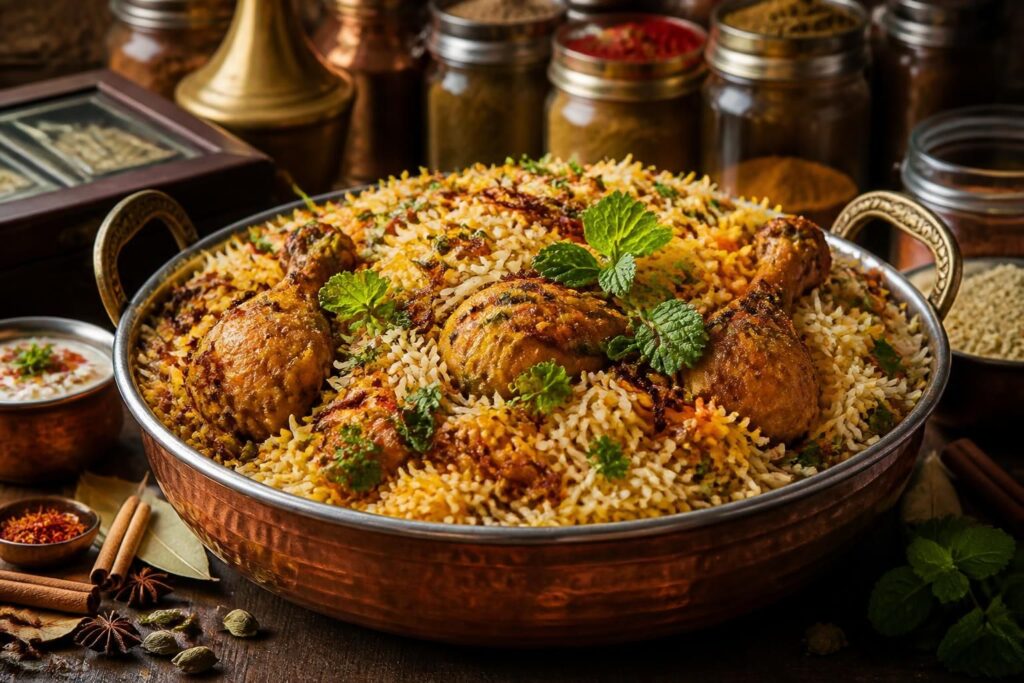 découvrez les secrets du biryani poulet, une recette traditionnelle aux saveurs envoûtantes qui ravira vos papilles et apportera une touche d'authenticité à vos repas.