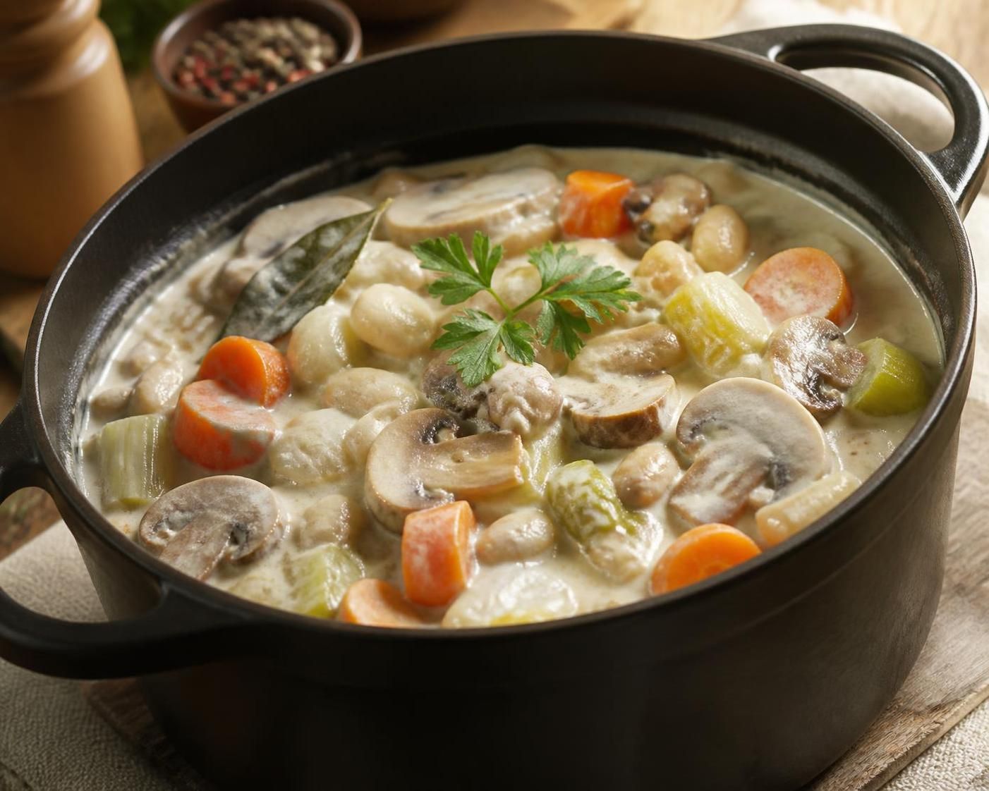 découvrez notre recette de blanquette végétarienne, une version gourmande et sans viande du classique français, idéale pour un repas savoureux et équilibré.