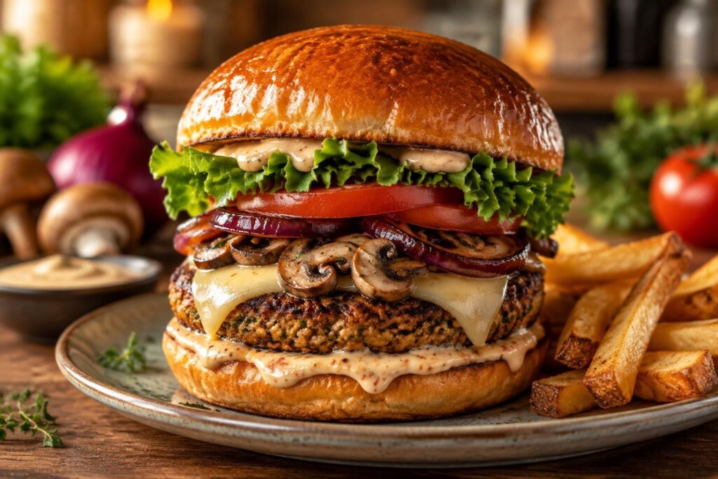découvrez nos astuces pour préparer un burger végétarien gourmand et savoureux, avec des textures généreuses et des saveurs qui n’ont rien à envier à la viande.