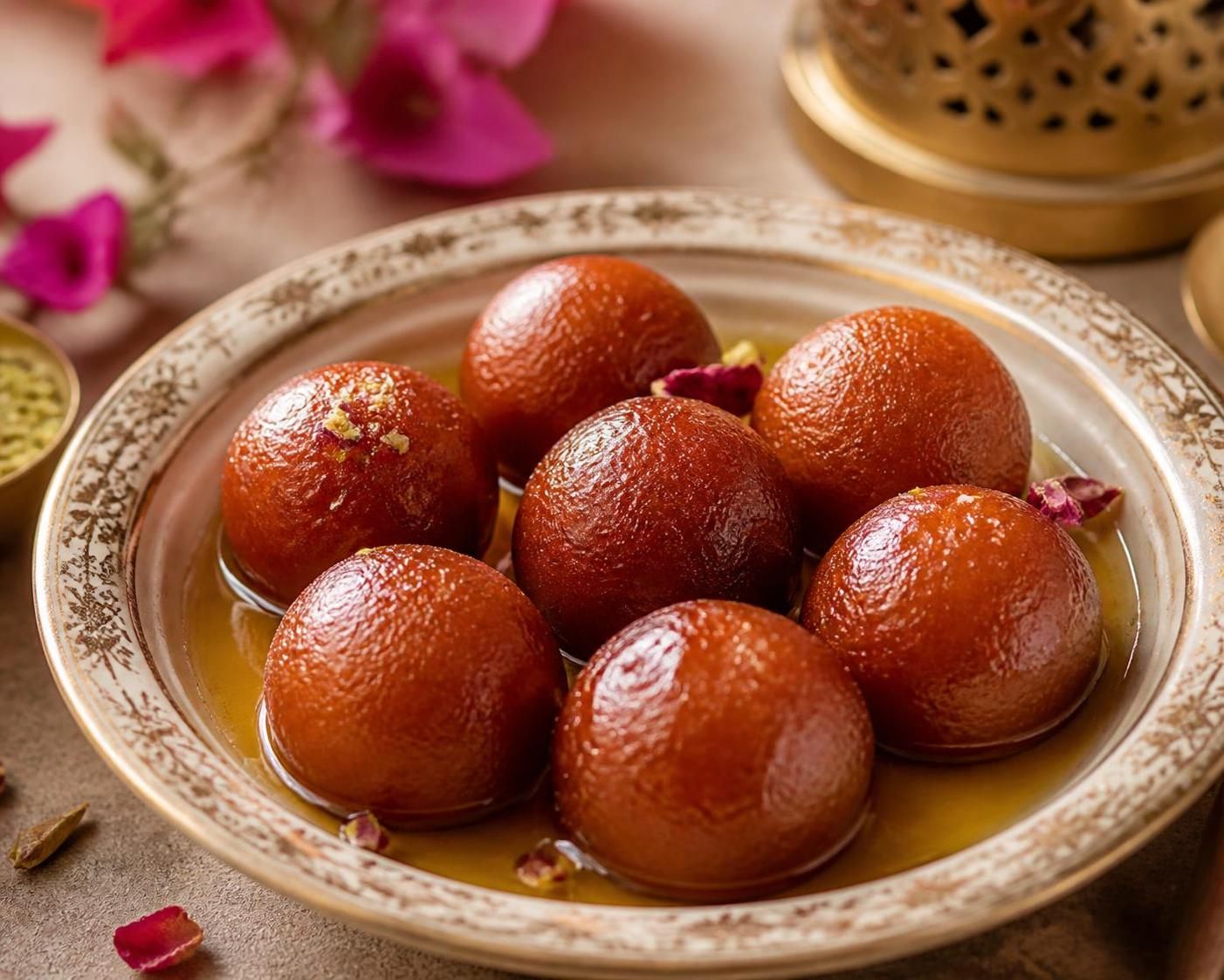 découvrez le gulab jamun, ce dessert indien irrésistible, et apprenez ses secrets pour le préparer facilement chez vous. une douceur sucrée qui ravira vos papilles !