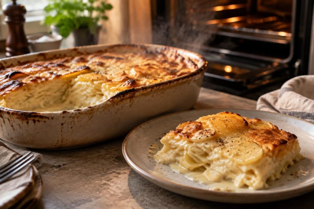découvrez comment réchauffer un gratin dauphinois pour préserver sa texture fondante et retrouver tout son moelleux, au four ou au micro-ondes.